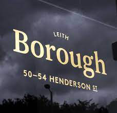 Borough Edinburgh Sign