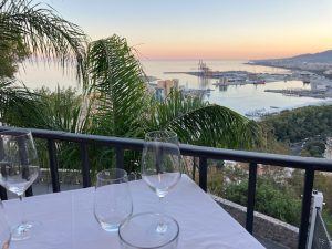 Malaga View from Parador